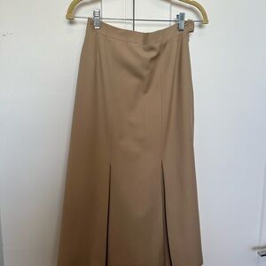 Burberry Classic Tan A-Line Skirt